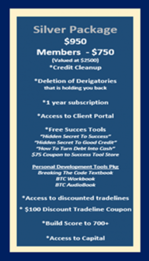 Silver Credit Package